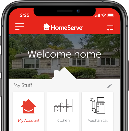 HomeServe app